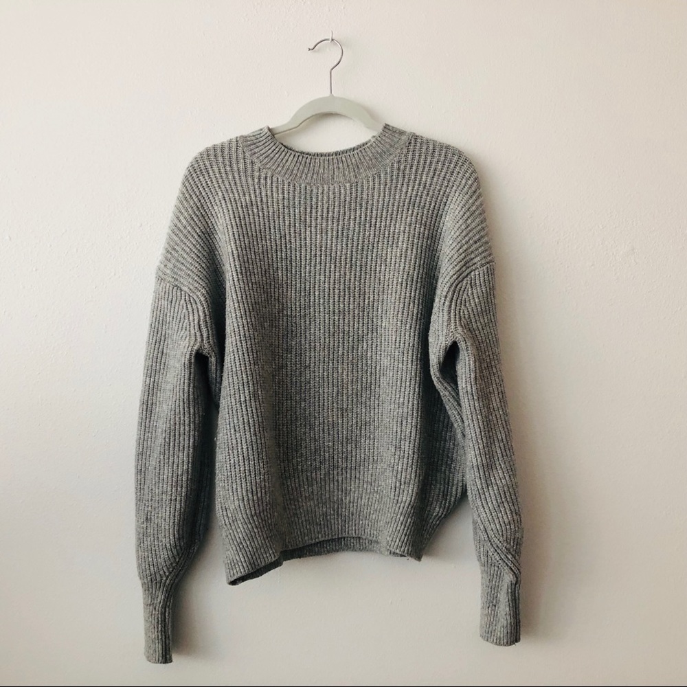 H&M Textured Chunky Knit Sweater - Medium